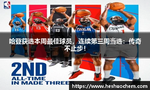 哈登获选本周最佳球员，连续第三周当选：传奇不止步！